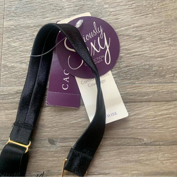 Cacique Boned Lace Comfort Meets Coverage Wirefree Bra - Picture 3 of 13